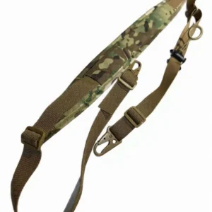 Porta fusil 2 puntas con suelta rapida