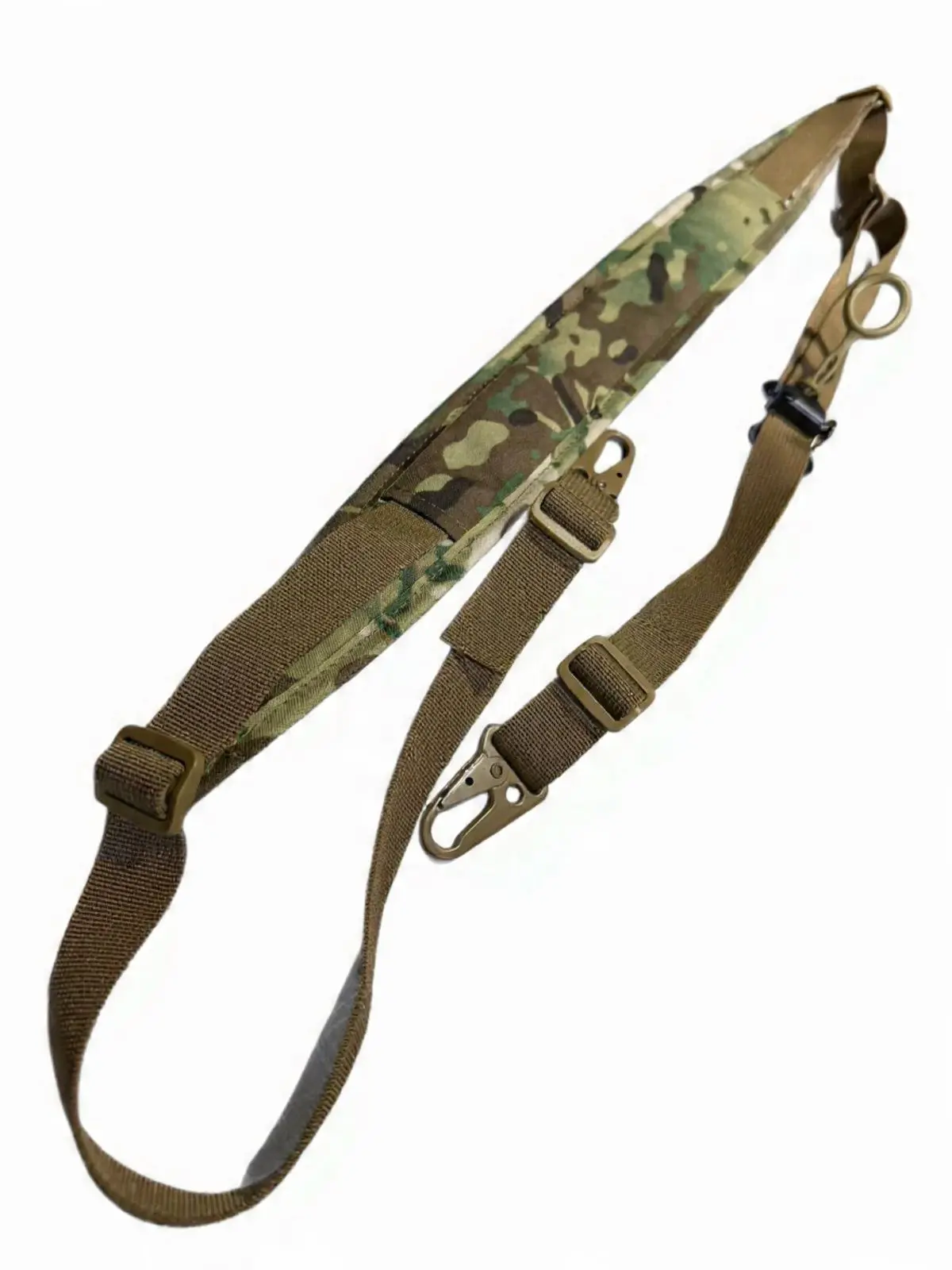 Porta fusil 2 puntas con suelta rapida